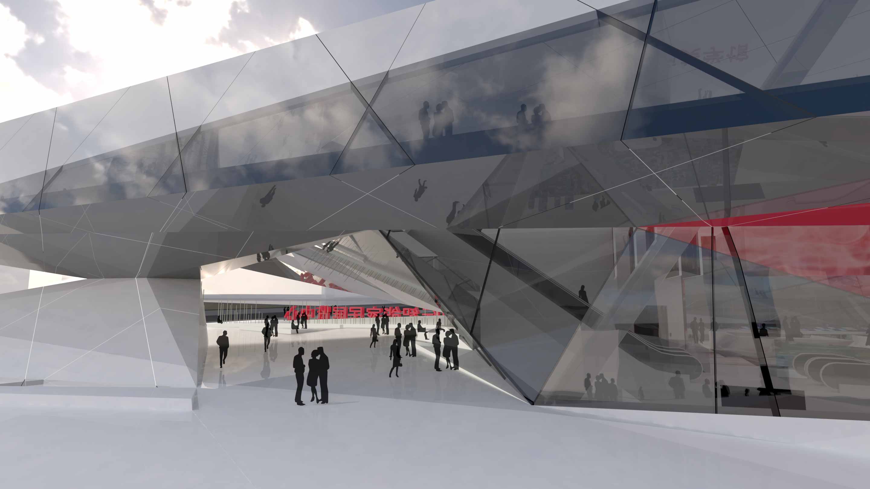 China architektur, Architekt Austria, futuristisches Design, futuristic design, chengdu china, chengdu exhibition center, ad2 architekten, doser-dämon, doser, dämon, daemon, ad2, museum, ad2 museum, china museum,